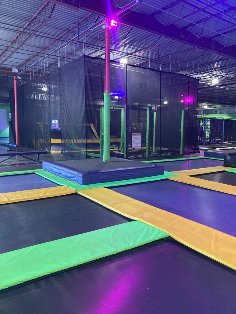 trampoline at Elevate Cranberrry
