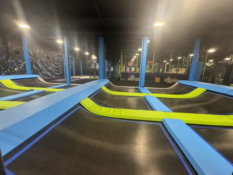 trampoline dodgeball at Elevate Trampoline Park