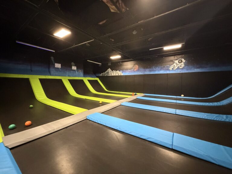 trampoline dodgeball at Elevate Trampoline park in Goodyear, AZ