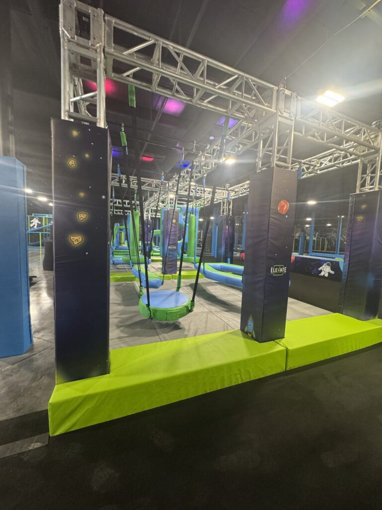 Ninja Obstacle Course at Elevate Trampoline Park