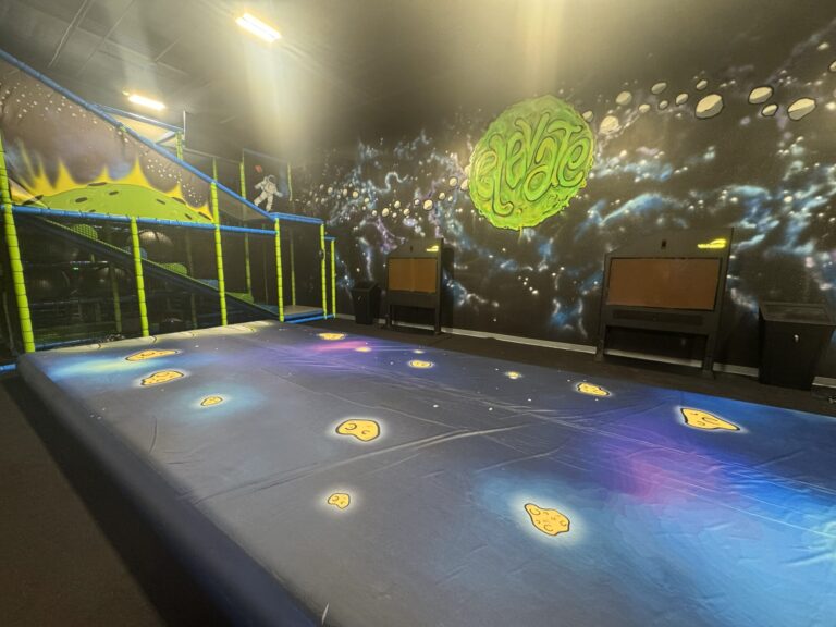 Valo Jump Attraction at Elevate Trampoline Park